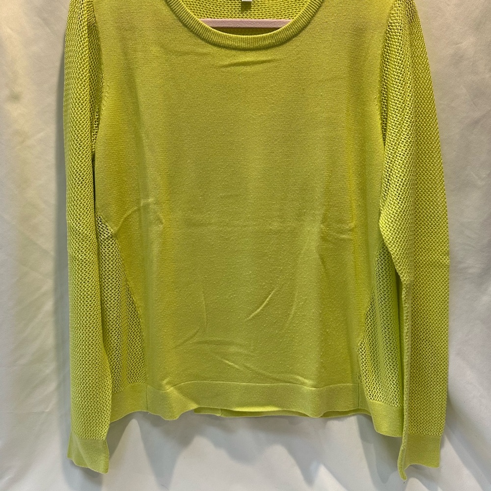 CAbi Chartreuse Knit sweater